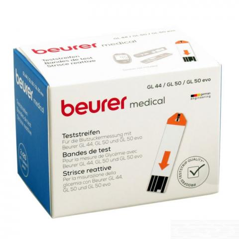 beurer blood sugar strips